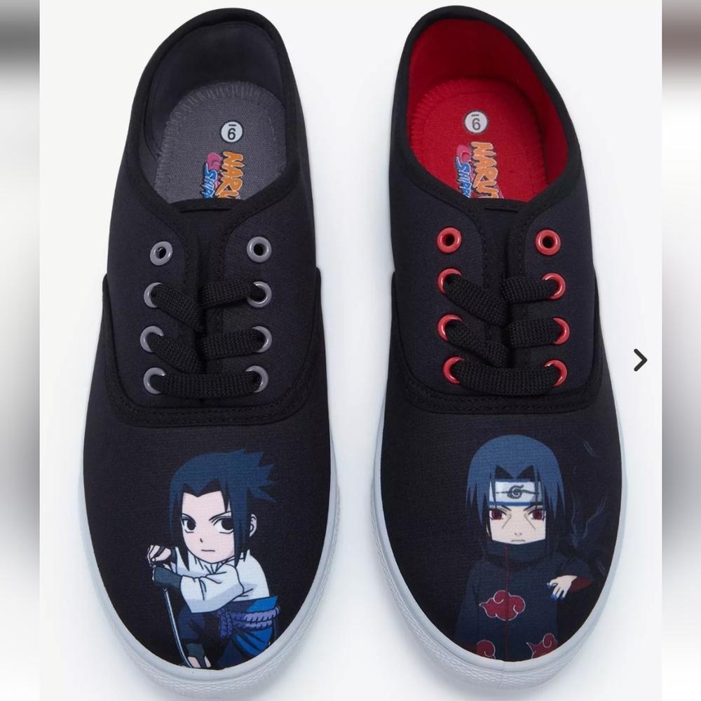 Naruto Shippuden Sasuke & Itachi Low Top Sneakers